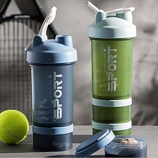 ISO Protein Shaker Bottle ISO 500 ml-17 Oz 3 Waterproof BPA Waterproofing with container.. Your favorite brands are just a click away on DIAYTAR Nigeria.