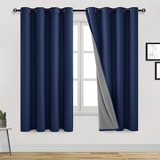 DWCN 63 "blackout curtain 2 navy blue panels blocking noise.. You choose it, we deliver it — DIAYTAR Nigeria makes shopping easy.