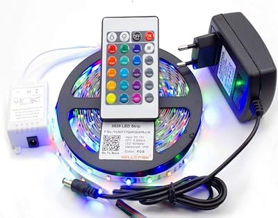 Waterproof RVB LED strip with flexible light 3528 5m 300 LED SMD with RVB remote control.. Your ultimate shopping destination, DIAYTAR NIGERIA combines extensive selection with affordable shipping.