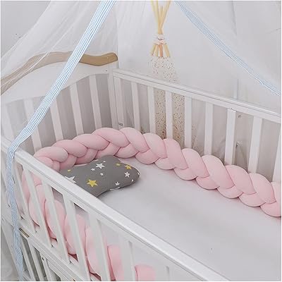 JQAM Braided Bed Bedroom Tandoned in Simple Baby Anti-collision plush plush.. Discover the perfect shopping balance at DIAYTAR NIGERIA with competitive prices and prompt delivery.