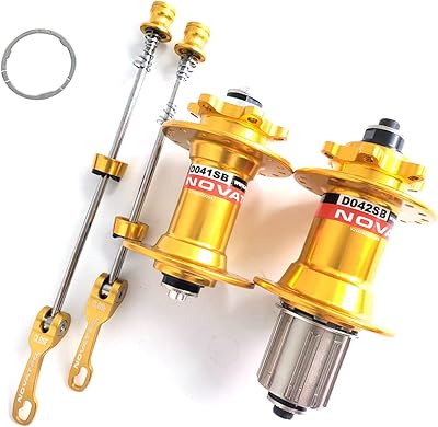 1 Bike hub set play of front and rear brake disc brakes with quick clearance mountain bike 36 holes for 8/9/10/11 speed cassette (color: gold, size: 36h).. DIAYTAR NIGERIA: Revolutionizing how Nigerians shop with affordable prices and prompt delivery services.