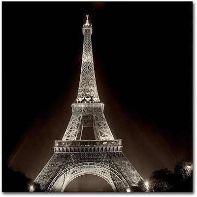 Eiffel II tour by Alan Blaustein, Wall canvas 18 x 18 inches.. Shop with confidence at DIAYTAR NIGERIA, Nigeria's premier affordable e-commerce platform.