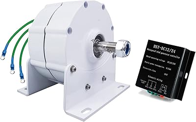 Permanent magnet generator without gear 12,000 W 12 V 24 V 48 V 600 rpm generator of three -phase hydroelectric wind turbine (with base, 220 V).. DIAYTAR NIGERIA: Your trusted e-commerce partner with extensive product choices and affordable delivery.
