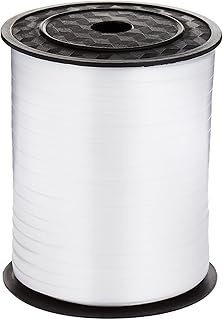 500 -meter corrugated ribbon - Balloons string for artistic and craft decoration, birthday packaging for birthday, new year and other events, white.. Your budget-friendly online marketplace, DIAYTAR NIGERIA delivers a world of products in just 5-8 days.