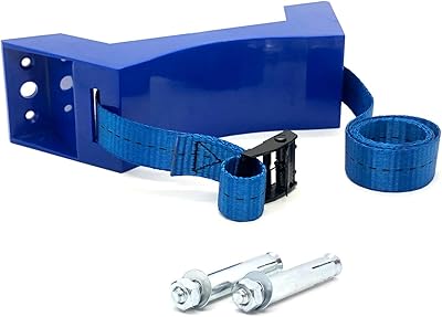 Wall support for durable ABS gas bottle with bolts and reinforced security chain 4 "-12", for 1 bottle of 1 blue (blue).. Fast delivery, fair prices, and full variety — only on DIAYTAR Nigeria.