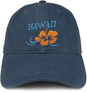 Trendy Apparel Shop Baseball Cap embroidered in soft cotton with Hawaiian pattern and Hibiscus.. DIAYTAR NIGERIA brings the marketplace to your home with budget-friendly prices and nationwide delivery.