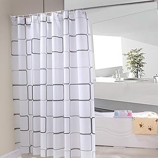 Mixed geometric pattern, multicolored - shower curtains.. DIAYTAR NIGERIA brings the market to your fingertips with affordable prices and swift delivery services.