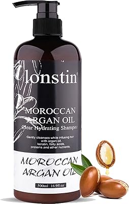 Lonstein hydrating shampoo with argan oil, hair shampoo to hydrate and repair dry, damaged, frizzy and colored hair for all hair types, for daily use, for men and women (16.6 liquid ounces).. DIAYTAR NIGERIA brings the joy of affordable shopping to your fingertips with delivery in less than 8 days.
