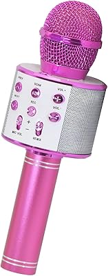 Wireless Bluetooth Karaoke microphone 4 in 1 portable speaker.. DIAYTAR NIGERIA brings the marketplace home to you with affordable prices and delivery in 5-8 days.