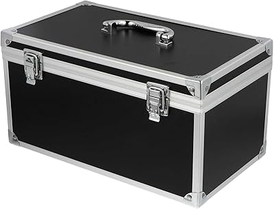 Yardui aluminum toolbox, rigid portable metal housing for 29 x 16 cm test tools.. DIAYTAR NIGERIA transforms dreams into deliveries with our affordable prices and reliable shipping.