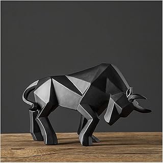 NICE - Buy a resin bull statue, bull sculpture, interior decoration, bundle strand statues, 14 inch, abstract bust, gift, modern interior decoration accessories (black).. Experience the satisfaction of affordable shopping with DIAYTAR NIGERIA's nationwide 5-8 day delivery.