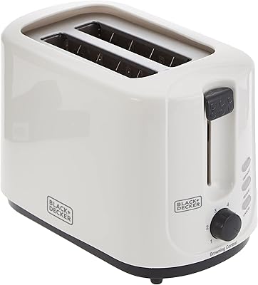 Black & Decker-Decker 750 Watts Cool Touch with 2 slices, white-and125-B5, 2 year warranty.. Shop the future with DIAYTAR NIGERIA - thousands of products, unbeatable prices, delivery within a week.