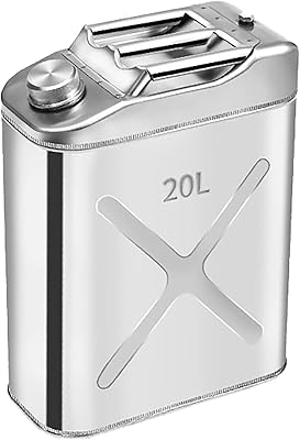 Stainless steel fuel tank 304 waterproof and anti -rust, storage of cooking oil, used for small/large machines and equipment, 20L.. DIAYTAR NIGERIA promises affordability and variety with every purchase, delivered in 5-8 days.