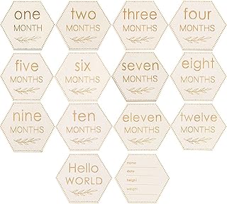 14 Wooden Wooden Wooden Stage Cards, baby gift box, first-year growth cards, newborn photo cards.. Shop like never before with DIAYTAR NIGERIA's comprehensive marketplace and budget-friendly shipping.