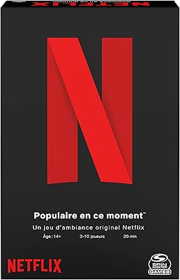 Spin Master Games Netflix Humor 6064910 fun party game, family or children from 14 years old.. Your complete shopping solution, DIAYTAR NIGERIA offers extensive choice with competitive prices and delivery.