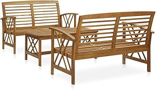 Set of Fidaxl 3 -room Fidaxl Acacia Garden Furniture, Wooden Wooden Outdoor Furniture, Coffee Table, Patio Dining Table.. Shop for everything you need at DIAYTAR NIGERIA, with budget-friendly prices and quick delivery.