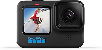 Gopro hero 10 black waterproof camera with front LCD screen and rear touch screen, 5.3K60 UHD video, 23MP photos, 1080p live broadcast, webcam, stabilization.. DIAYTAR NIGERIA: Where shopping dreams become reality with affordable prices and prompt shipping.
