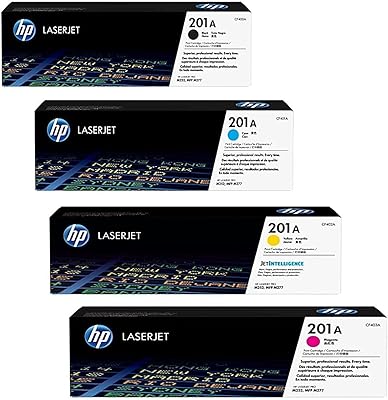 Original toner cartridge HP CF400A CF403A 201A for HP Color LaserJet Pro MFP 277 DW - Black, Cyan, Magenta, Yellow, 4 pieces 1500 pages/Color, around 1400 pages/5%.. Shop with confidence at DIAYTAR NIGERIA, offering extensive product variety with nationwide delivery.
