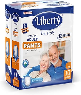 Super absorbent liberty for adult, large (76-99 cm), 10 units.. Discover shopping made simple with DIAYTAR NIGERIA's comprehensive platform and nationwide delivery service.