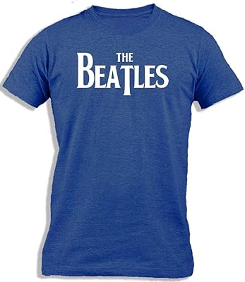Cotton t-shirt for men The Beatles | Rock group | The Beatles group logo.. DIAYTAR Nigeria: Discover more, spend less, and enjoy delivery within 5–8 days.