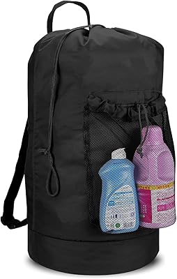 Dalikat laundry backpack with sustainable nylon straps and pocket with cord closure for university, travel, laundry and apartment.. DIAYTAR NIGERIA brings affordable products to every doorstep with our reliable 5-8 day shipping.