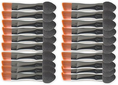 50pcs mini eyeshadow applicator brushes double -sided sponge sponge eyebrow sets with portable eye makeup tools cosmetic brush for women girls.. Shop easy, pay less, get it fast — with DIAYTAR Nigeria.