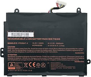 Compatible replacement battery for Clevo P950BAT-4 15.2V 55Wh 6-87-P950S-51E00 P950HP6 SAGER NP8950 41CP5/65/80.. Experience shopping satisfaction with DIAYTAR NIGERIA's vast selection and budget-friendly delivery options.