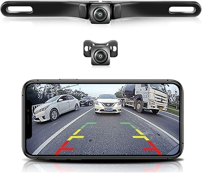 WiFi car wireless reversing camera, Greenyi 5G 720p HD car license plate rear back/front view for iPad iPad Android smartphones tablets supporting the double band wifi (2.4 GHz and 5 GHz).. Shop smarter with DIAYTAR NIGERIA's comprehensive catalog and budget-friendly 5-8 day delivery.