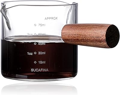 Double double beauty beacon dosters 75 ml with wooden handle, transparent glass mug for coffee, milk and espresso.. Shop for everything you need at DIAYTAR NIGERIA, with budget-friendly prices and quick delivery.