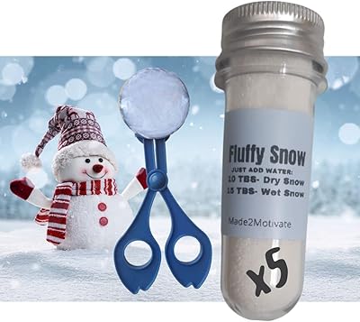 Instant artificial snow powder, 5 scientific tubes with snow scooter, vacation decorations, display of the snow village, sensory game.. Nigeria's favorite online shopping platform, DIAYTAR offers unbeatable prices and delivery within a week.