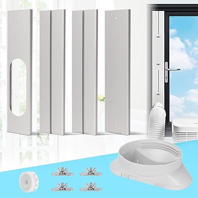 COOLCUTTA portable air conditioner window kit with coupler, 5.9 -inch adjustable window seal for air conditioning units, ventilation kit for sliding air -conduit.. Everything you need is on DIAYTAR Nigeria — just a click away.