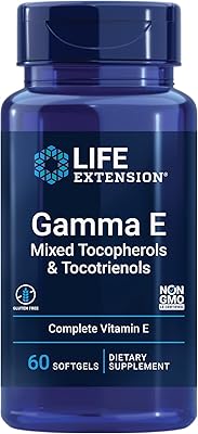 Mixed capsules of tocopherol and tocotriénol Life Extension Gamma E, 60 capsules.. DIAYTAR NIGERIA revolutionizes online shopping with competitive prices and reliable 5-8 day delivery.