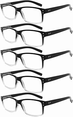 Classic Ikeeper Pour Men Reading Glasses - Back of 5, Transparent black frame + 1.50.. Why pay more? DIAYTAR Nigeria gives you the best for less.