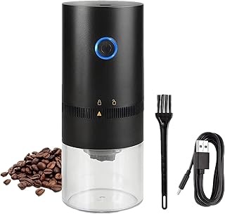 Eltrek portable crusher, coffee bean mill, automatic conical grinder rechargeable by USB (black).. Your trusted e-commerce destination, DIAYTAR NIGERIA offers extensive variety with reliable shipping.