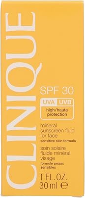 Fluid sunscreen for the clinical face mineral SPF 30 - Sensitive skin formula, 30 ml.. DIAYTAR NIGERIA brings the marketplace to your home with budget-friendly prices and nationwide delivery.