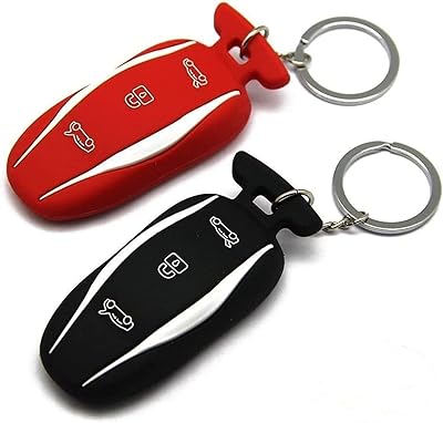Wezarian Uae silicone key shell for Tesla Model 3, Model Y and Model S accessories (Red + Black), Black and Red, Fit.. Experience the DIAYTAR difference with our vast product selection and delivery within 5-8 days.
