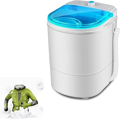 Mini fully automatic washing machine Salfar, portable and spinner washing machine, mini washing machine with integrated emptying pump and long hose for home/residence.. Shop without limits at DIAYTAR NIGERIA and receive your purchases at budget prices within the week.