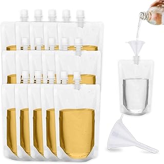 100 Backbags reusable plastic spout and transparent hidden for liquids, drinks, milk, jelly, coffee, celebration items, house, travel, 200 ml.. DIAYTAR NIGERIA: Your partner in affordable online retail with reliable shipping across Nigeria.