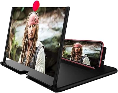 Wallpaper for 10 inch Crony smartphone, 3D HD video screen magnifying glass with foldable support, black.. DIAYTAR NIGERIA transforms online retail with unbeatable prices and consistent delivery timeframes.
