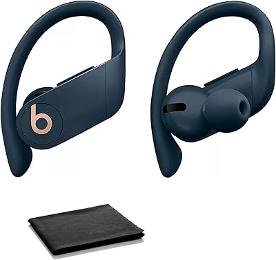 Wireless headphones Beats Powerbeats Pro of Beats by Dre - Bluetooth headphones Class 1 with additional cleaning cloth - Marine.. DIAYTAR NIGERIA: Your trusted marketplace that combines variety, affordability and reliable shipping.