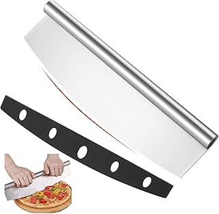 Alykdon pizza in stainless steel with protective lid, 14 inch.. Shop from Nigeria's largest product selection at DIAYTAR, with budget-friendly prices and swift delivery.