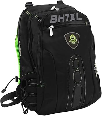 Keep OUT Gaming BK7GXL 17 inch - Black/Green Backpack.. DIAYTAR NIGERIA: Where every shopping need is met with affordable prices and timely delivery.