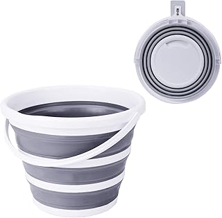Beauty foldable plastic bucket, portable bucket for outdoor campsite, hiking, car washing, cleaning of the beach and the house.. Shop with purpose at DIAYTAR NIGERIA, where your money goes further and delivery is always prompt.
