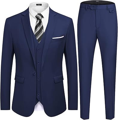 Set of fitted suit for men 3 pieces jacket, vest, vest and pants formal costume for wedding feast promo.. With DIAYTAR Nigeria, you can browse through thousands of items at the best prices. Place your order today and receive it in less than a week.