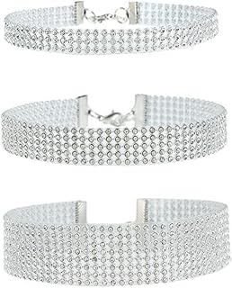 3pcs necklaces for women silver silver gold stained diamonds, elegant crystal wedding jewelry, zinc, without precious stones.. Get what you need, when you need it — DIAYTAR Nigeria delivers fast.