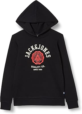 Junior sweatshirt with hood and logo for Jack &.. No hassle, just shopping — DIAYTAR Nigeria delivers in under 8 days.