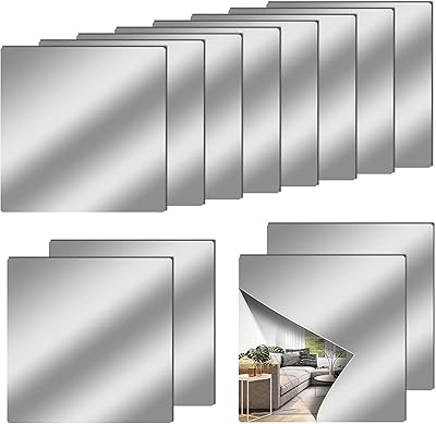 Triaxi 12 pieces flexible mirror sheets 30 x cm tiles.. Everything you need is on DIAYTAR Nigeria — just a click away.