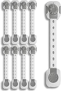 Safety locks for children Abb Sealings, 8 -room package, 3m adhesive, for cabinets, drawers, fridge and oven. adjustable strap.. DIAYTAR NIGERIA: Bringing the marketplace to every Nigerian with affordable prices and quick delivery.