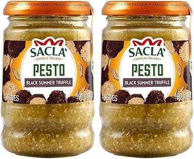 Italian pesto sauce Sacla - 195 g (package of 2).. DIAYTAR NIGERIA: Your partner in affordable online shopping with dependable delivery within 8 days.