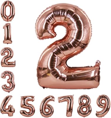 40 "Balloons numbered in pink gold, birthday balloons in digital mylar for birthday, engagement, wedding, young girl's life, 2019 birthday (2).. Shop from Nigeria's largest product selection at DIAYTAR, with budget-friendly prices and swift delivery.